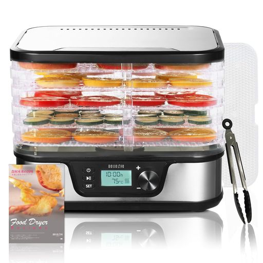 BelleLifeフードドライヤー食品乾燥機ドライフルーツメーカードライフードメーカー新しいアップグレー..