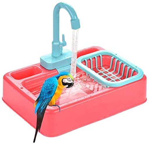 【耐久性のある素材】無毒で無臭、軽くて強いバードフィーダーには、たくさんの小さなおもちゃのアクセサリーが含まれています。 【鳥の浴槽】入浴は鳥の健康に良いだけでなく、羽の塵を取り除くだけでなく、皮膚に潤いを与え、鳥が熱を放散するのを助けます。 【インストールが簡単】蛇口の設計には、2本の単三電池(含まれていない)の取り付けが必要です。 浴槽に水を注ぎ、蛇口スイッチをオンにすると、水が循環し、鳥が水浴びできるように自動水が流れます。 【機能】様々な鳥やペットの入浴に適しており、バードフィーダーはお子様のおもちゃとして使用できます。 【幅広い用途】鳥の浴槽は、さまざまな鳥やペットの入浴に適しており、おもちゃとして使用できます。