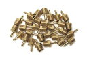 LTWFITTING ホースニップル ホース継手 おネジサイズR(PT)1/2 ホース接続部直径6MM 銅管継手フィッティング(25個入)