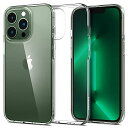 Spigen【創業18年の技術力】iPhone13Proケースクリア衝撃吸収薄型米軍MIL規格取得TPUカバー厚さ1.5mm軽量透明黄変抑制ワイヤレス充電対応リキッド・クリスタルACS03254(クリスタル・クリア)