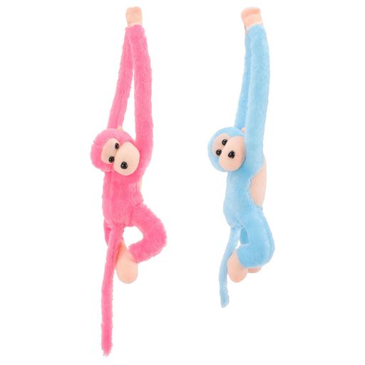 🐒肩や腰に巻き付けることができる可愛いお猿さんたち。可愛くてとても癒やされます。 🐒セット内容:ピンクの猿ぬいぐるみx1+ブルーの猿ぬいぐるみx1。触り心地が良いです。中にはしなやかなPP面で充填されている、変形しにくくて作りがしっかりしています。 🐒ぶら下がりサルのサイズ:頭から足先までの長さは約55cm。カーテンやバック、などやインテリアとしても可愛いです8分音符8分音符 🐒誕生日、ハロウィン、クリスマス、記念日、または子供たちへのサプライズとして最適です。やマンションのために動物を迎え入れられない方などへの贈り物にも大変お喜び頂いております。 🐒ご選んで日から180日間の、品質とアフターサービスを提供しております。使用中、何かございましたら、ぜひお問い合わせてください。