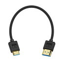 POYICCOT8K短いMINIHDMITOHDMIケーブル0.3M、柔らかいミニHDMITOHDMI2.1変換アダプタケーブル、2.1規格8K@60HZ4K@120HZ/144HZ対応超高速UHD48GBPS金メッキ(2)
