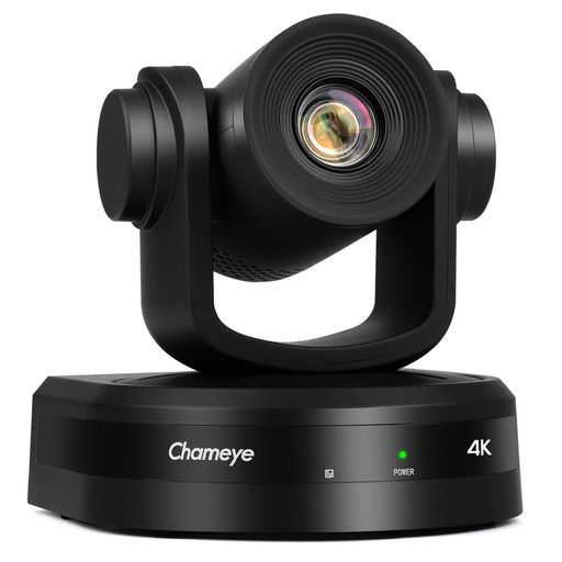 Chameye 4K Web会議カメラ PTZカメラ 10倍光学ズーム AI自動追尾 USB3.0/HDMI/LAN/PoE 録画機能付き|C410