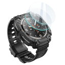 I-BLASONSAMSUNGGALAXYWATCH7ULTRA47MM(2024)保護カバー全面保護2枚画面フィルム付き交換用バンド衝撃吸収バンドとケース一体頑丈時計バンドブラックARMORBOXシリーズ(2)