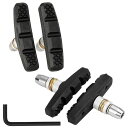 FEELCAT自転車ブレーキシューVタイプ60MM折りたたみ自転車用小径車全天候型Vブレーキ消音ブレーキパッドミニベロ用2ペア入(ブレーキシュー60MM(4個)...