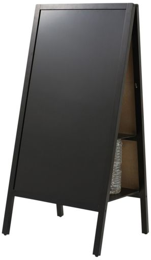 アスカ転倒防止ボード両面LブラックボードBB025ペットボトルが置けて重しにできるチョーク&マーカー&マ..