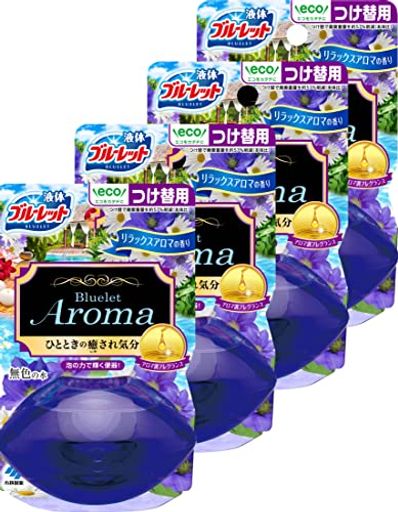 【まとめ買い】液体ブルーレットおくだけアロマトイレタンク芳香洗浄剤リラックスアロマの香り詰め替え用70mlx4個 【まとめ買い】液体ブルーレットおくだけアロマトイレタンク芳香洗浄剤リラックスアロマの香り詰め替え用70mlx4個