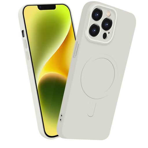 MiaoKeDaiPhone13ProMaxMagSafe対応シリコンケースイフォン13ProMaxマグネット搭載ワイヤレス充電スマホケース耐衝撃全面保護ストラップホールバンパーいpほね13人気薄型いphoneカバー(2)