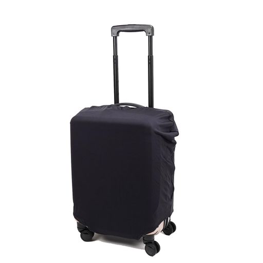 [エース] スーツケースカバー マッフル Sサイズ ポケッタブル 57cm 62841 01 ブラック(無地)