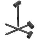ギター パイプレンチ トラスロッド ネック 調整 ボックスレンチ 6.35MM 7MM 8MM 3点セット ギター修理 六角レンチ ギターパーツ シルバー/ブラ...
