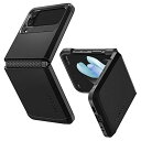 spigen galaxy z flip4 ケース 3重構造 [tpu + pc + xrd] 米軍mil規格取得 ヒンジ保護 背面保護 全面保護 耐衝撃 カメラ保護 画面保護 傷防止 衝撃 吸収 qi充電 ワイヤレス充電対応 ギャラクシー z フリップ