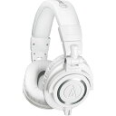 オーディオテクニカプロフェッショナルモニターヘッドホンATH-M50xWHホワイトスタジオレコーディング/ミキシング/DJ/トラックメイキング
