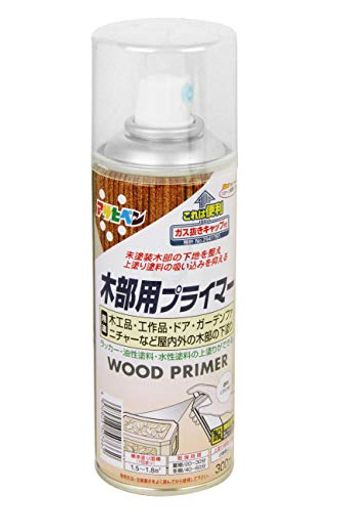 アサヒペン 木部用プライマー 300ML クリヤ