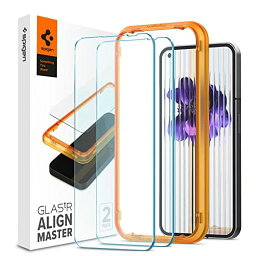 SPIGEN ALIGNMASTER ガラスフィルム NOTHING PHONE (1) 用 ガイド枠付き NOTHING PHONE 1 対応 保護 フィルム 2枚入