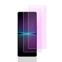 NIBOOW ガラスフィルム ブルーライトカット ソニー XPERIA 1 IV 用 2枚セット SO-51B / SOG03 フィルム ブルーライト 90%カ...