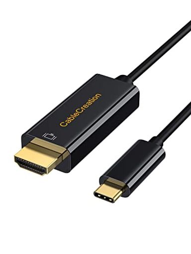 USB TYPE-C HDMI ケーブルCABLECREATION 4K HDMI ケーブル スマホとテレビ 繋ぐケーブル THUNDERBOLT 3 対応 ミラーリング ケーブル ANDROID MACBOOK AIR MACBOOK PRO