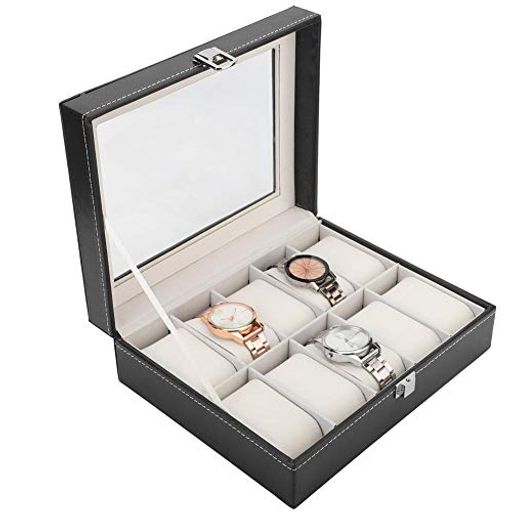 腕時計ケース 腕時計収納ボックス 10本収納 コレクション ディスプレイ 木製