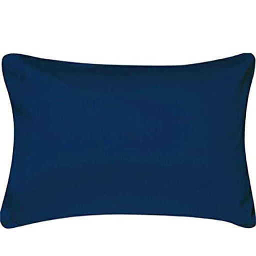AYO 枕カバー 高級棉100% 全サイズピローケース ホテル品質 サテン織 300本高密度 (ネイビー 43*63CM)