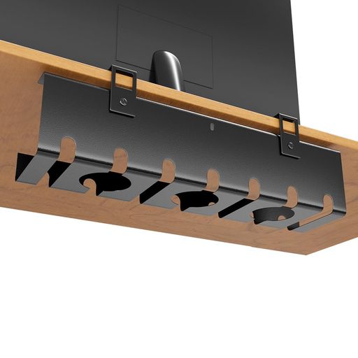 L&Lケーブルトレーデスク下配線整理穴あけ不要コードまとめるコード収納コンセント収納コード整理机の..