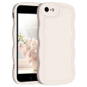 GUAGUAiPhoneSeウェーブケースiPhone78いPhoneSE78ケースうねうね可愛いse第2世代se第3世代人気スマホケースソフトTPUバンパー耐衝撃超軽量薄型滑り止めワイヤレス充電対応