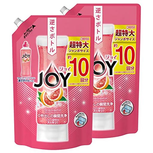 【まとめ買い】 ジョイ コンパクト フロリダグレープフルーツの香り 詰め替え ジャンボサイズ 1445ML × 2個