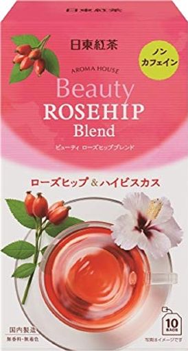 日東紅茶 アロマハウス ビューティローズヒップ 10袋入り ×6個