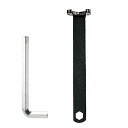 sanei 工具 立水栓取付レンチ 対辺24mm用 長さ210mm 鋼製 六角レンチ付き pr351