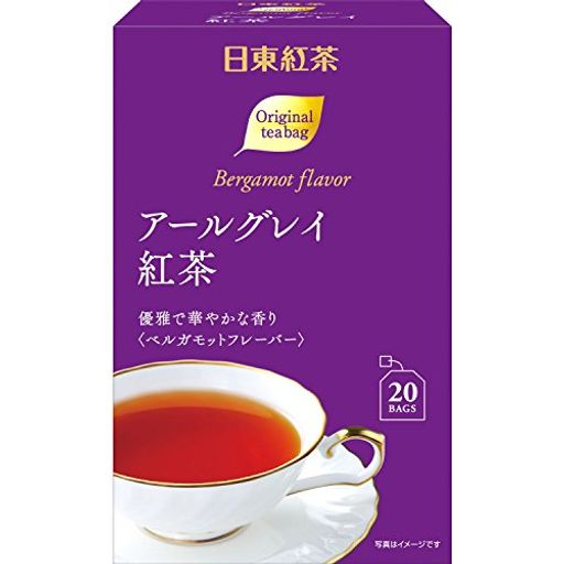 日東紅茶 アールグレイ紅茶ティーバッグ 20p×6個