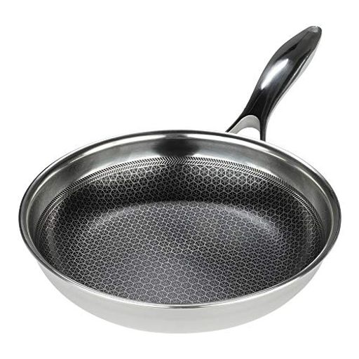 FRIELING USA BLACK CUBE HYBRID STAINLESS/NONSTICK COOKWARE FRY PAN 9 1/2-INCH BY FRIELING