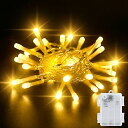 CSHARE LEDイルミネーションライト 電池式 クリスマス ライト 2M 20LED ストリングライト デコレーションライト タイマー機能 LED イルミネ...