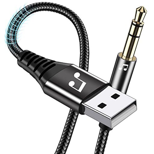 USB TO 3.5MM I[fBIP[u3M MEEKI USB-3.5MM AUXXeII[fBI⏕Ro[^[USB IX TO 3.5MM IXW ?AUX[q