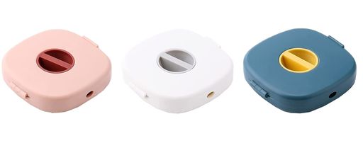 巻取り式充電ケーブルとイヤホン用収納ケース3色スタンド機能付きケーブルワインダーケーブル収納ガジェット軽量持ち運びに便利(ブルー、ホワイト、ピンク三種類選択)