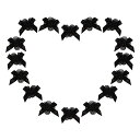 Meseeyリボンボウメーカーアクセサリーハンドメイド用手芸用パーツ裁縫リボンボウ(Black)