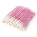 Annhua使い捨てリップブラシ100本袋入りリップブラシ携帯用リップブラシ使い捨てリップ使い捨てブラシ初心者向けプロ業務用使い捨てリップブラシ細いアプリケーターリップ使い捨てメイ…