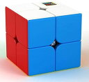 BokefenuoMoyuMeilong2x2ステッカーレスMeilongパズル2x2x2キューブ教育おもちゃマジックキューブ|詳細画像