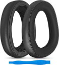 GEVO イヤーパッド イヤークッション 交換用 冷却ジェルパッド SENNHEÍSER(ゼンハイザー) GSP 600 GSP 670 GSP 500 GSP 550 ヘッドフォンに対応 ヘッドパッド 高密度フォーム 交換パッド 冷感パッド 黒