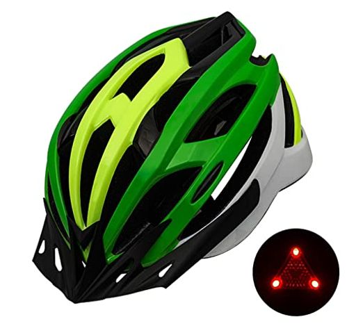ISAK 自転車用 ヘルメット 安全 超軽量 サイクルヘルメット スポーツヘルメット LED安全ライト/パラソ..