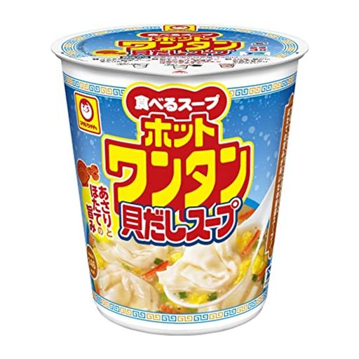 マルちゃん ホットワンタン 貝だしスープ 48g×12個 1