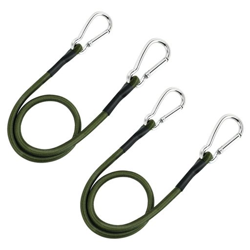 荷台用ゴムバンドカラビナ付き自転車ゴムロープ固定荷物固定ベルト荷物ベルト台車用・ワゴン・キャリー..