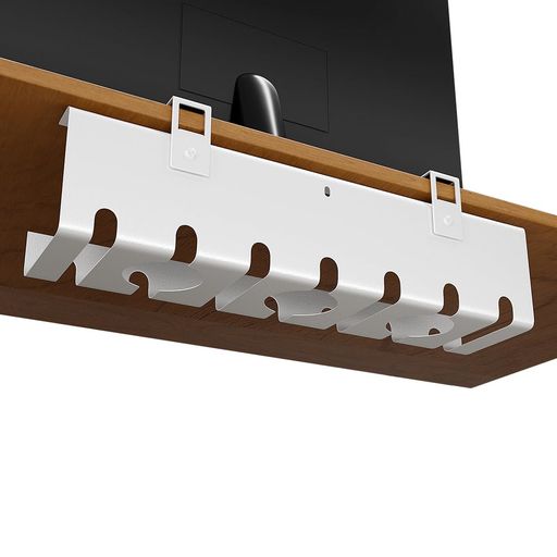 L&Lケーブルトレーデスク下配線整理穴あけ不要コードまとめるコード収納コンセント収納コード整理机の..