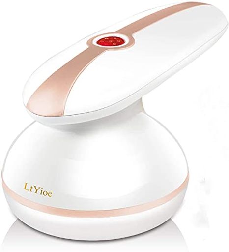 LtYioeけだまとり電動毛玉取り器強力ステンレス三枚刃USB充電式携帯式安全機能が付き2個替刃付き掃除用ブラシ付き毛玉クリーナー人気ローズ