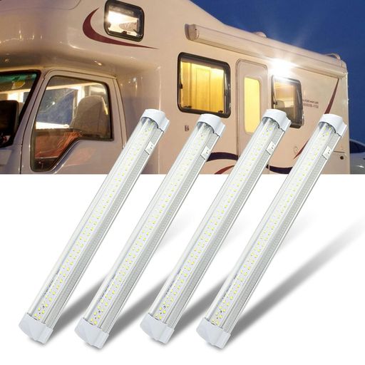 DC12-80V72連LEDライト貨物灯室内・車内照明キャンピングトレーラートラックルームランプテントライトO..