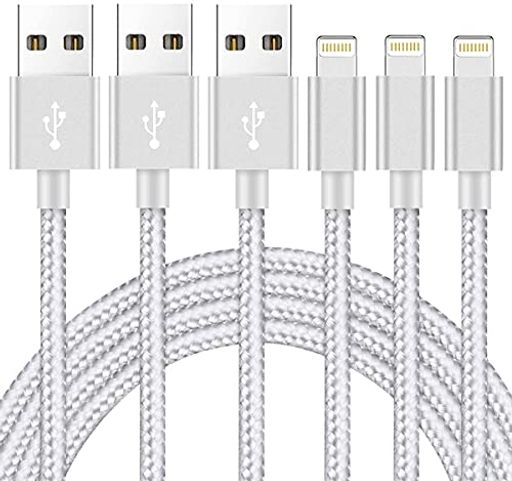 iPhone充電ケーブル【MFi認証】2M3本セット急速ライトニングケーブルlightningケーブル高耐久編組ナイロンアイフォン充電ケーブルデータ転送柔軟性iPhone