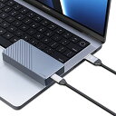 m.2 ssd 外付けケース40gbps thunderbolt 3/4 ssd 外付けケース m.2 ssdケース usb4.0 nvme 高放熱 ポータブル アルミニウム製 エンクロージャ グレー