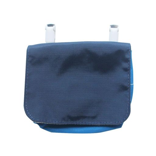 撥水ナイロン移動ポケット男の子女の子クリップ子どもポシェットティッシュ入れ無地(navyblue)