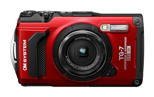 Digital Camera - OMSYSYTEMコンパクトデジタルカメラToughTG-7レッド防水15m/防塵/耐荷重100kg/耐低温-10°C
