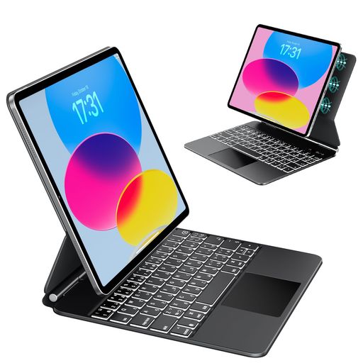 EAMPANG日本語配列マジックキーボードiPad(A16)第11世代11インチ2025/第10世代10.9インチ2022(A2696A2757A2777A3354A3355A3356)キーボードケースMagic