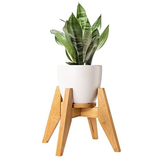フラワースタンドYangbaga鉢スタンド竹製家装飾屋外室内ガーデニング調節可能最大荷重30KG