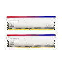 v-color hynix ic デスクトップpc用 ゲーミングメモリ manta xsky rgb (発光型) rog認証 ddr5-6200mhz pc5-49600 64gb (32gb×2枚) u-dimm 1.35v cl3 6(asus(2)