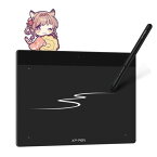 XPPEN ペンタブレット ペンタブ 10インチ ANDROID WINDOW MAC CHROMEに対応 充電不要ペン お絵かきソフトウェア付き 初心者向け OSUゲーム用板タブ DECO FUN L(ブラック)